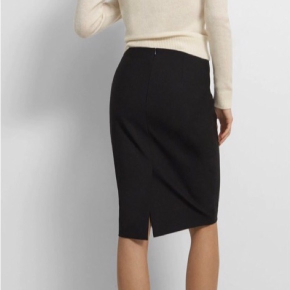 pencil Skirt wool lined made in USA expert tailoring Austin Reed VTG back zip - Picture 8 of 8